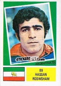 Sticker Hassan Roswsham - Argentina 78 n. 89 - Ageducatifs