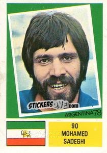 Sticker Mohamed Sadeghi - Argentina 78 n. 90 - Ageducatifs