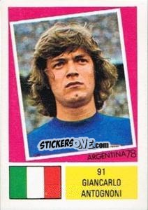 Sticker Giancarlo Antognoni - Argentina 78 - Ageducatifs