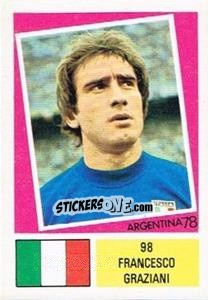 Sticker Francesco Graziani - Argentina 78 n. 98 - Ageducatifs