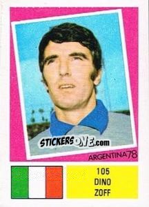 Sticker Dino Zoff - Argentina 78 n. 105 - Ageducatifs