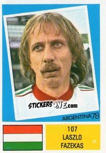 Cromo Laszlo Fazekas - Argentina 78 - Ageducatifs