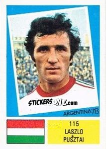 Sticker Laszlo Pusztai - Argentina 78 n. 115 - Ageducatifs