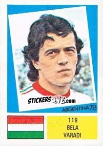 Sticker Bela Varadi - Argentina 78 n. 119 - Ageducatifs