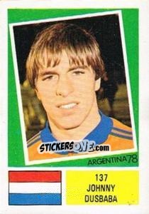 Sticker Johnny Dusbaba - Argentina 78 n. 137 - Ageducatifs