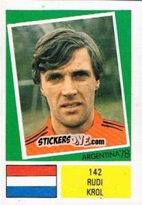 Sticker Rudi Krol - Argentina 78 n. 142 - Ageducatifs