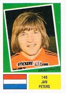 Sticker Jan Peters - Argentina 78 - Ageducatifs