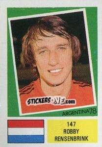 Sticker Robby Rensenbrink - Argentina 78 n. 147 - Ageducatifs