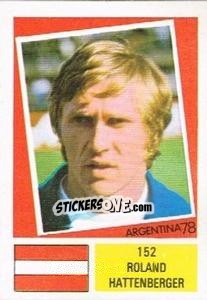 Sticker Roland Hattenberger - Argentina 78 n. 152 - Ageducatifs