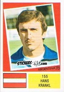 Sticker Hans Krankl - Argentina 78 n. 155 - Ageducatifs