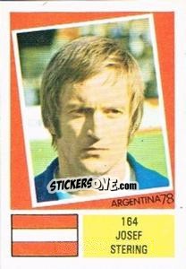 Sticker Josef Stering - Argentina 78 n. 164 - Ageducatifs