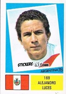Sticker Alejandro Luces - Argentina 78 n. 169 - Ageducatifs