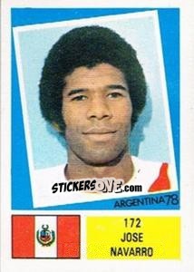 Sticker Jose Navarro - Argentina 78 n. 172 - Ageducatifs