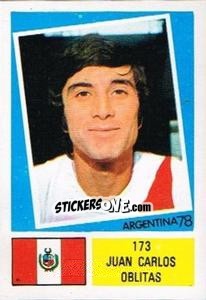 Sticker Juan Carlos Oblitas - Argentina 78 n. 173 - Ageducatifs