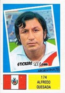 Sticker Alfredo Quesada - Argentina 78 n. 174 - Ageducatifs