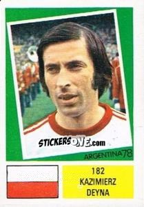 Sticker Kazimierz Deyna - Argentina 78 n. 182 - Ageducatifs