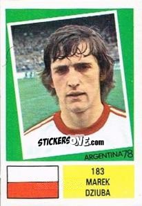 Sticker Marek Dziuba - Argentina 78 n. 183 - Ageducatifs