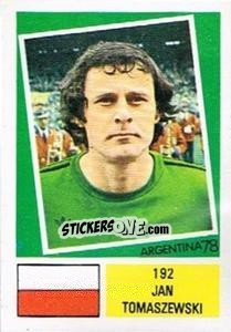 Sticker Jan Tomaszewski - Argentina 78 n. 192 - Ageducatifs