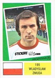 Sticker Wladyslaw Zmuda - Argentina 78 n. 195 - Ageducatifs