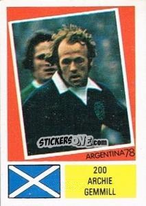 Sticker Archie Gemmill - Argentina 78 n. 200 - Ageducatifs