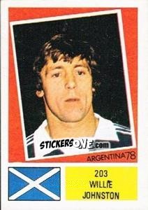 Sticker Willie Johnston - Argentina 78 n. 203 - Ageducatifs