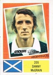 Sticker Danny McGrain - Argentina 78 n. 205 - Ageducatifs
