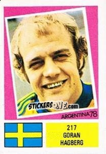 Sticker Goran Hagberg - Argentina 78 n. 217 - Ageducatifs