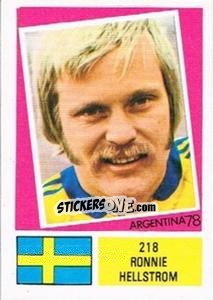 Sticker Ronnie Hellstrom - Argentina 78 - Ageducatifs