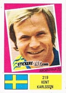 Sticker Kent Karlsson - Argentina 78 n. 219 - Ageducatifs