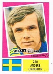 Sticker Anders Linderoth - Argentina 78 - Ageducatifs