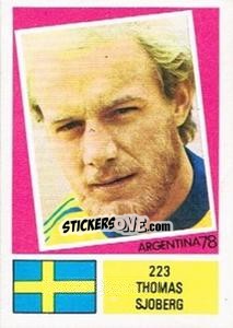 Sticker Thomas Sjoberg - Argentina 78 n. 223 - Ageducatifs