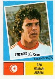 Sticker Hamari Agrebi - Argentina 78 n. 226 - Ageducatifs