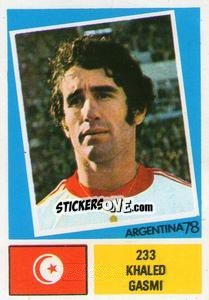 Sticker Khaled Gasmi - Argentina 78 - Ageducatifs