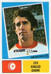 Sticker Khaled Gasmi - Argentina 78 n. 233 - Ageducatifs