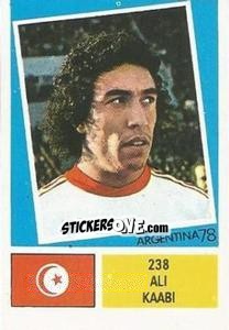 Sticker Ali Kaabi - Argentina 78 n. 238 - Ageducatifs