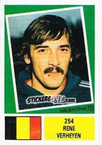 Sticker Rene Verheyen - Argentina 78 - Ageducatifs