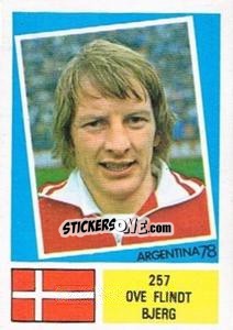 Sticker Ove Flinot Bjerg - Argentina 78 n. 257 - Ageducatifs
