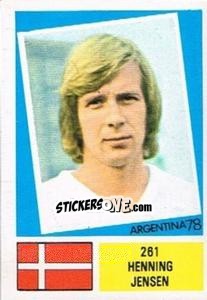 Sticker Henning Jensen - Argentina 78 n. 261 - Ageducatifs