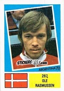 Sticker Ole Rasmussen - Argentina 78 n. 267 - Ageducatifs