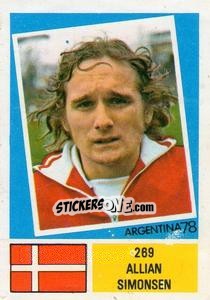 Cromo Allian Simonsen - Argentina 78 - Ageducatifs