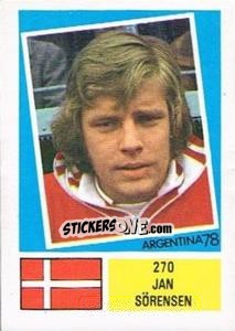Sticker Jan Sörensen - Argentina 78 n. 270 - Ageducatifs