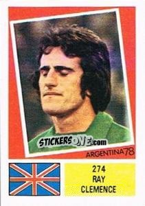 Sticker Ray Clemence - Argentina 78 - Ageducatifs