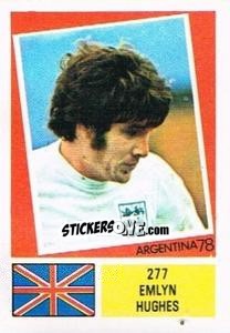 Figurina Emlyn Hughes - Argentina 78 n. 277 - Ageducatifs