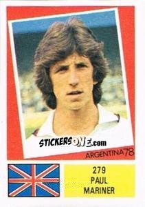 Sticker Paul Mariner - Argentina 78 n. 279 - Ageducatifs