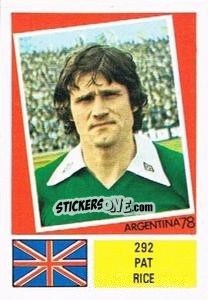 Sticker Pat Rice - Argentina 78 n. 292 - Ageducatifs