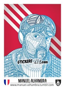Sticker Manuel Alhambra - Euro 2016 n. 12 - Tschuttiheftli