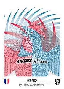 Sticker France - Euro 2016 n. 13 - Tschuttiheftli