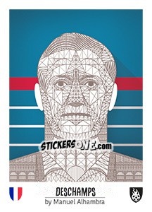 Sticker Deschamps - Euro 2016 n. 14 - Tschuttiheftli