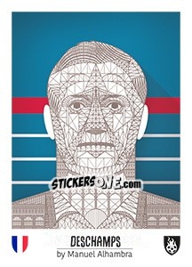 Sticker Deschamps - Euro 2016 - Tschuttiheftli