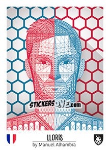 Sticker Lloris - Euro 2016 n. 15 - Tschuttiheftli
